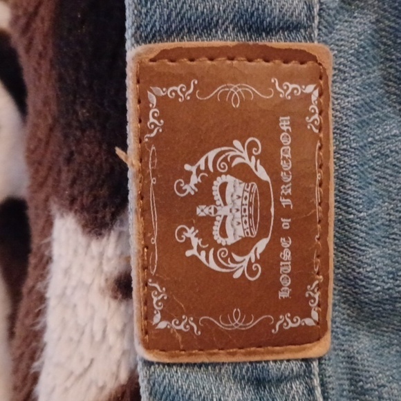 HOUSE OF FREEBOM WOMENS JEANS SIZE 8.wide leg. - Picture 4 of 6